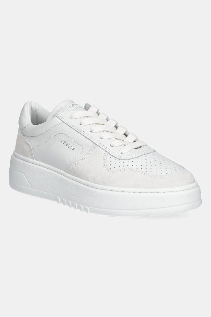 Kožené sneakers boty Copenhagen Leather mix přírodní kůže bílá CPH77