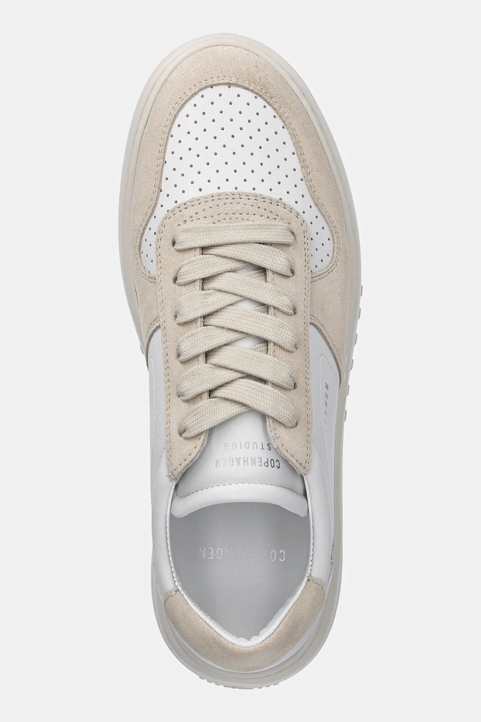 Kožené sneakers boty Copenhagen Leather mix béžová CPH77