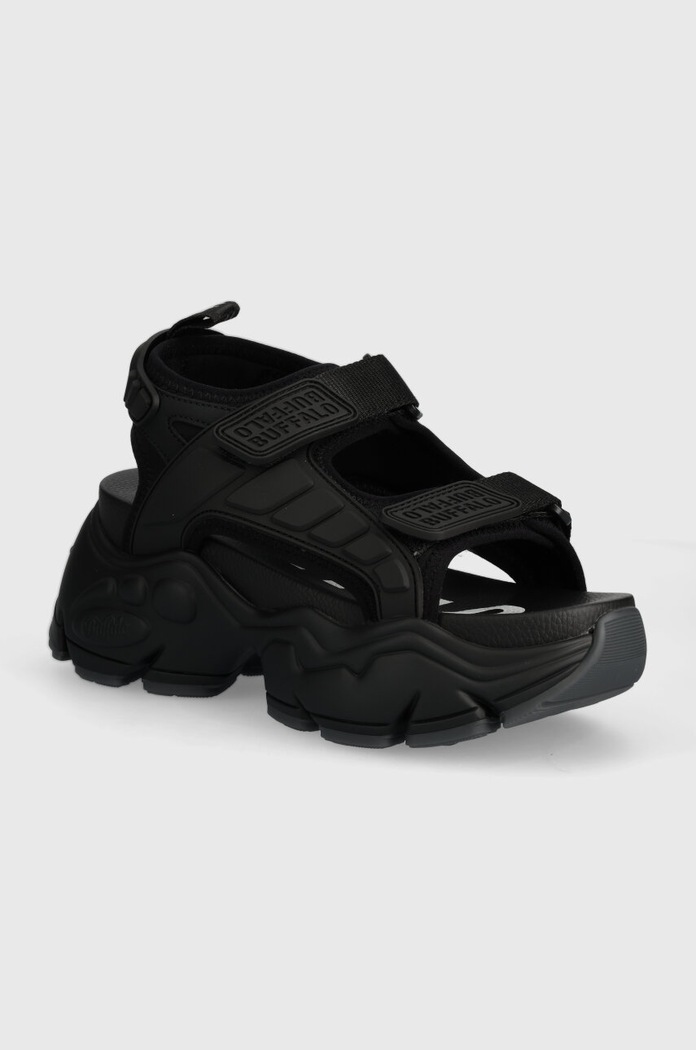 Buffalo sandały Binary Track 5-8 cm czarny 1602159.BLK