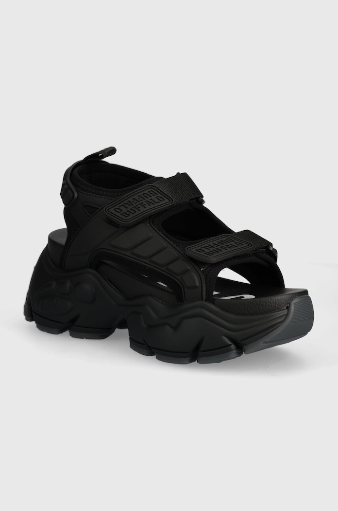 Buffalo sandały Binary Track 5-8 cm czarny 1602159.BLK