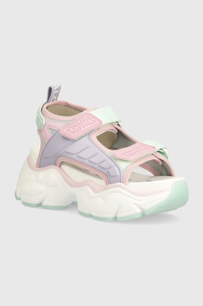 Buffalo sandale Binary Track imitatie de piele multicolor 1602221.MLT