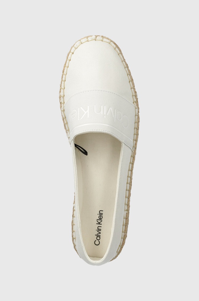 Εσπαντρίγιες Calvin Klein ESPADRILLE HE λευκό HW0HW01918