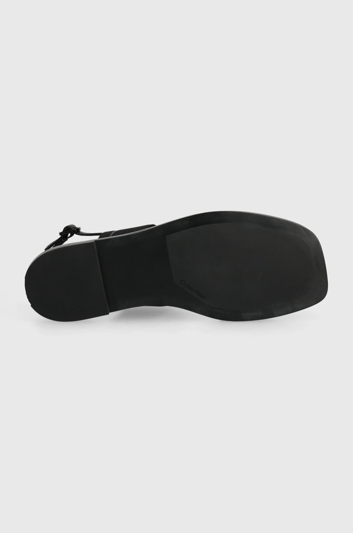 Sandále Calvin Klein FLAT SANDAL HE HW0HW01990 čierna
