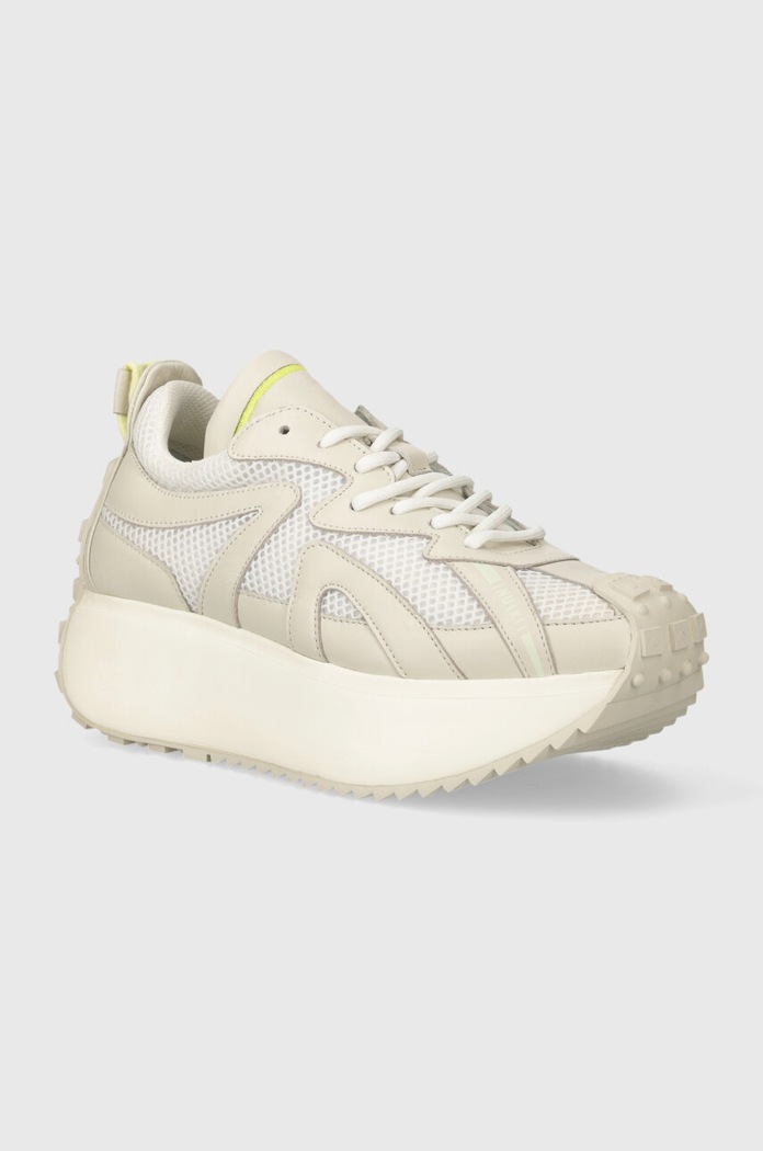 Inuikii sportcipő Maribella Runner nappa bőr szürke 30102.223.Lime