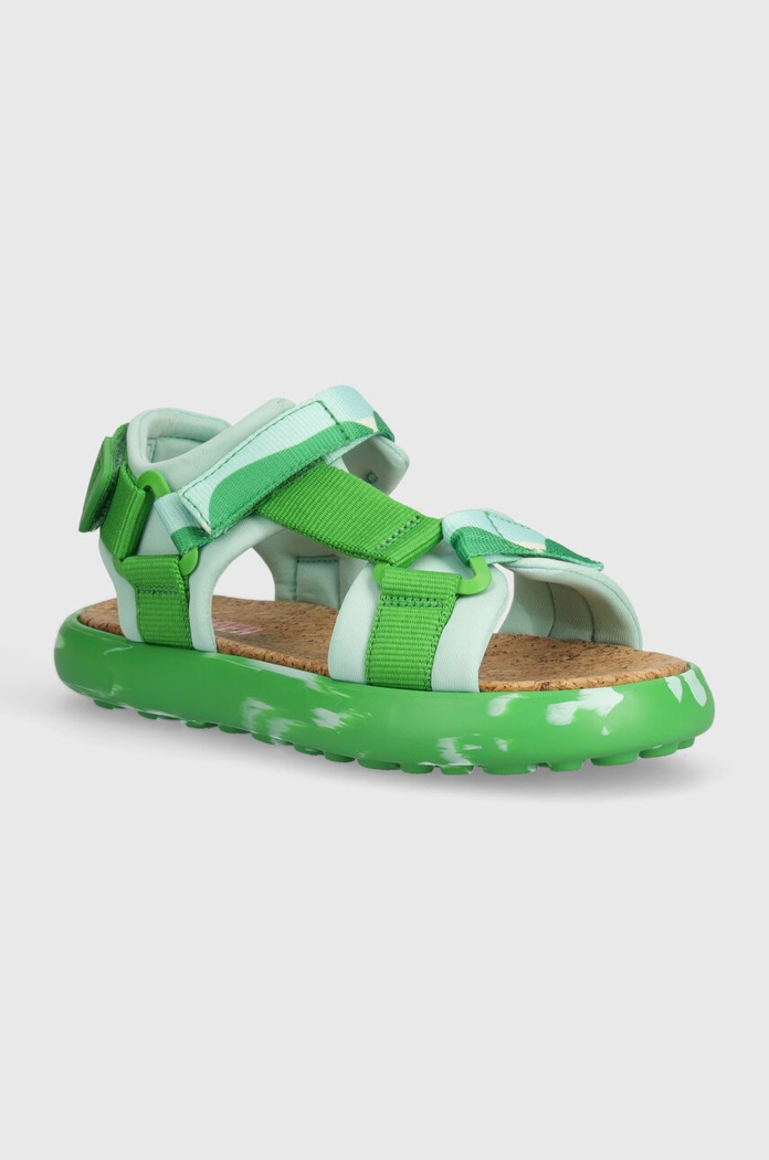 Sandály Camper Pelotas Flota Sandal textilní zelená K201618.005