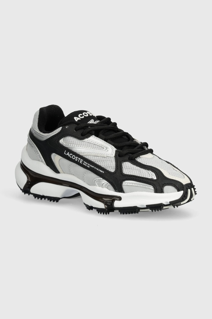 Tenisky Lacoste L003 2K24 Textile imitace kůže šedá 47SFA0012
