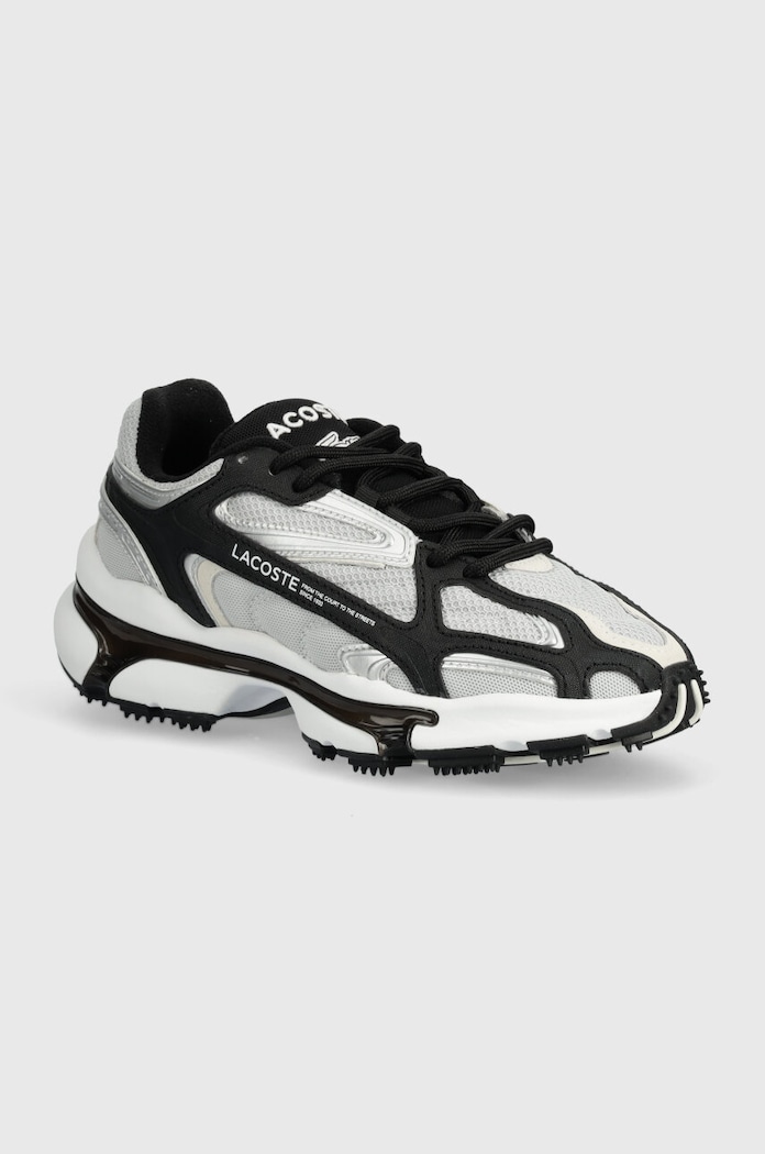 Tenisky Lacoste L003 2K24 Textile imitace kůže šedá 47SFA0012