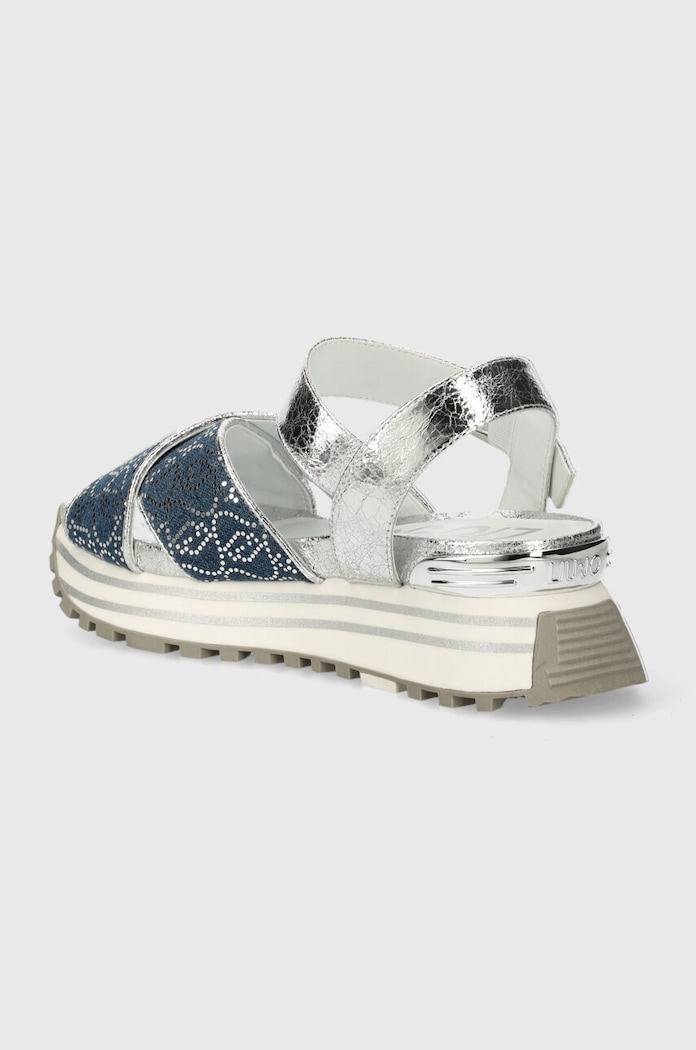 Obuwie Liu Jo Sandały LIU JO MAXI WONDER SANDAL 11 BA4105EX259S3254 srebrny