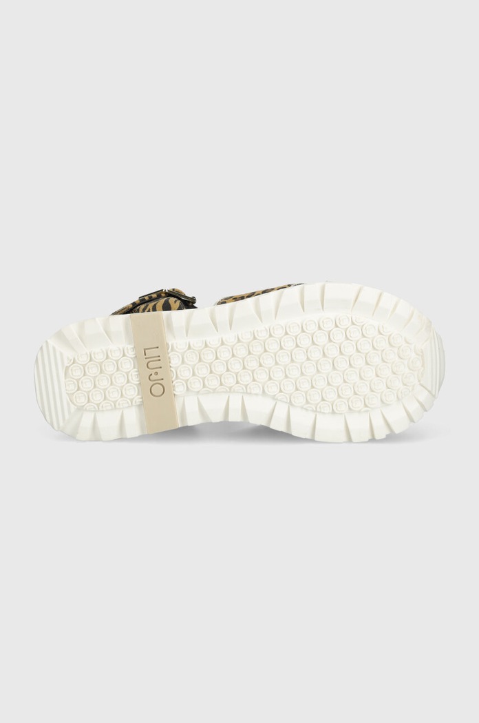 Liu Jo velúr szandál LIU JO MAXI WONDER SANDAL 11 BA4105PX195S19C1 bézs