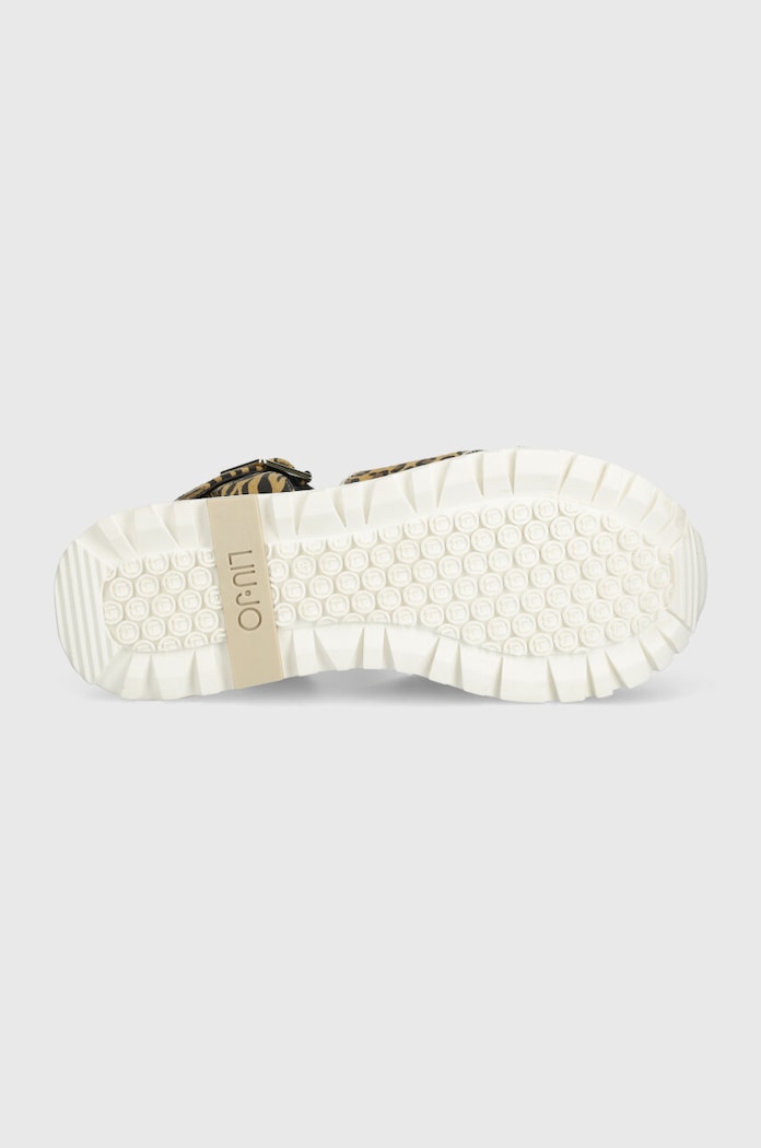 Liu Jo velúr szandál LIU JO MAXI WONDER SANDAL 11 BA4105PX195S19C1 bézs