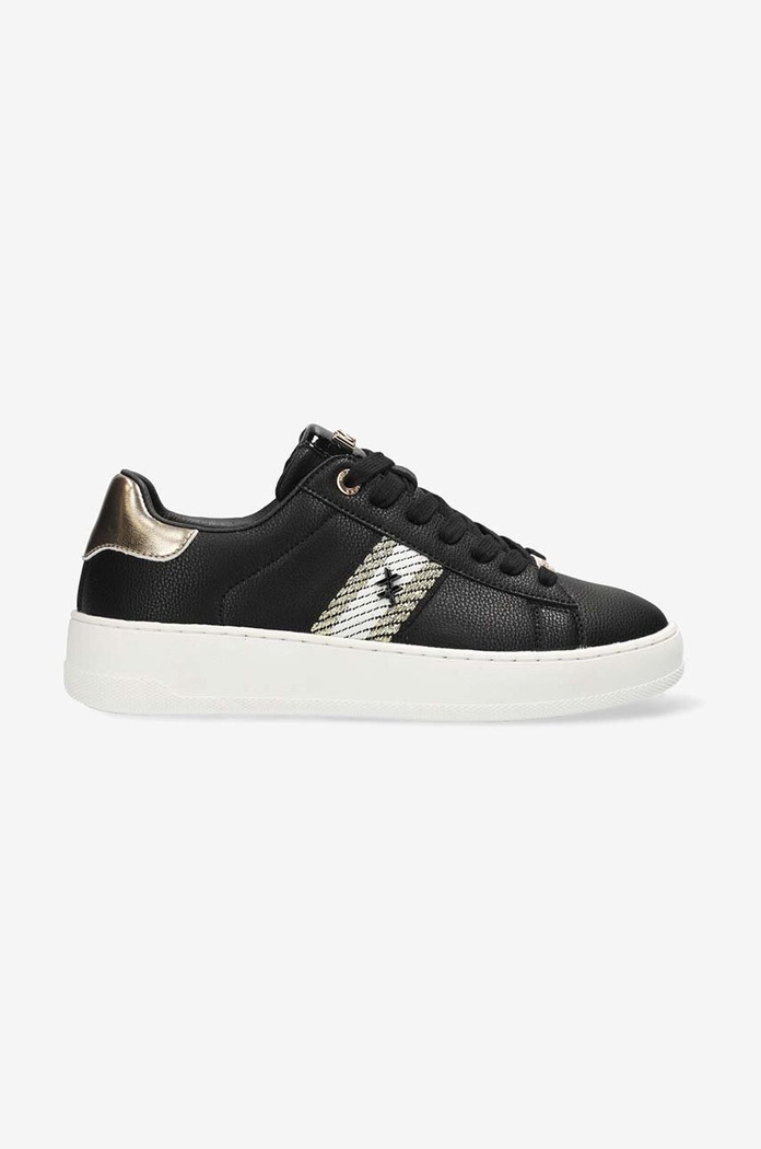 Mexx sneakersy Nura płaska czarny MIRL1003641W