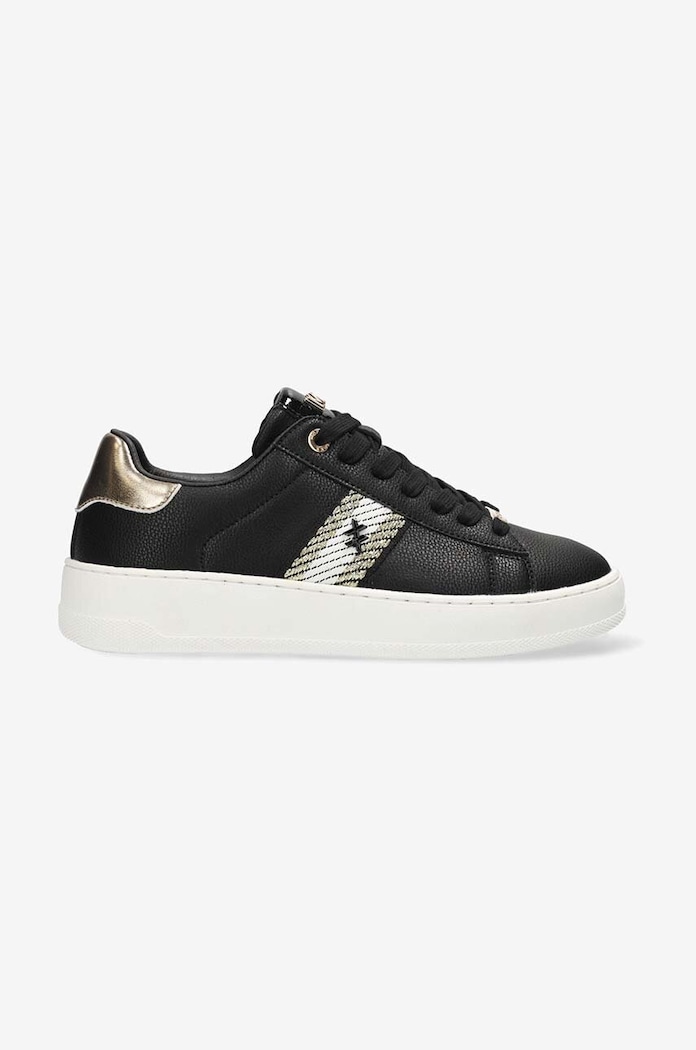 Mexx sneakersy Nura płaska czarny MIRL1003641W