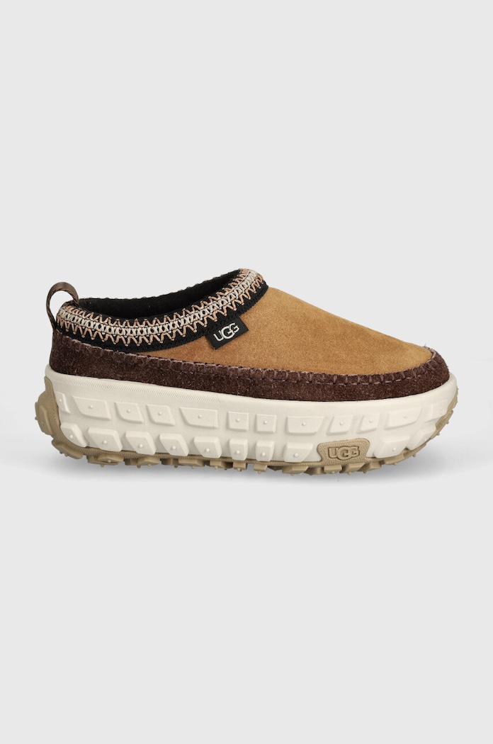 UGG papuci din piele Venture Daze 1155650.CTC maro SS25
