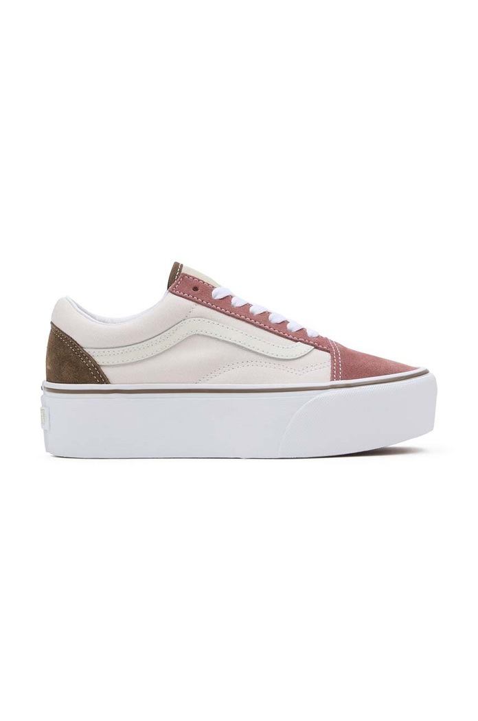 Tenisky Vans Old Skool Stackform semišová kůže vícebarevná VN0009PZBMG1