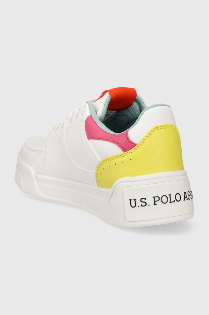 Boty Sneakers boty U.S. Polo Assn. NOLE NOLE001W.4YN1 bílá