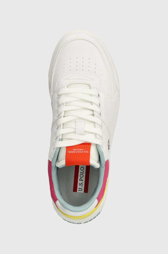 Sneakers boty U.S. Polo Assn. NOLE bílá NOLE001W.4YN1