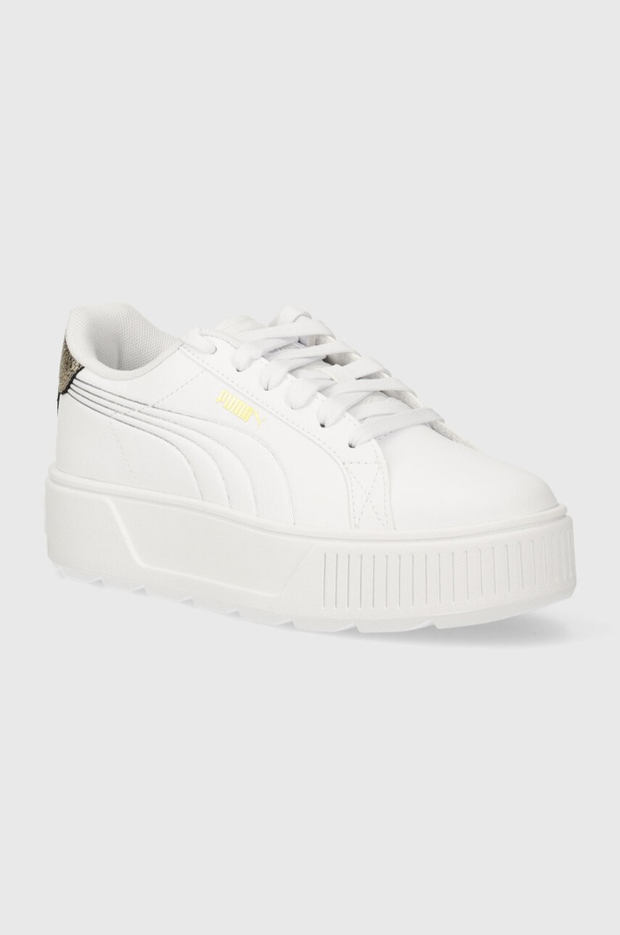 Puma sneakersy Karmen imitacja skóry licowej biały 395099