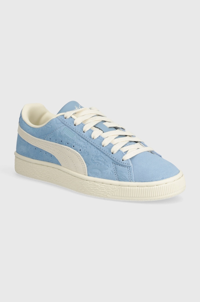 Semišové tenisky Puma X SOPHIA CHANG plochá modrá 396045