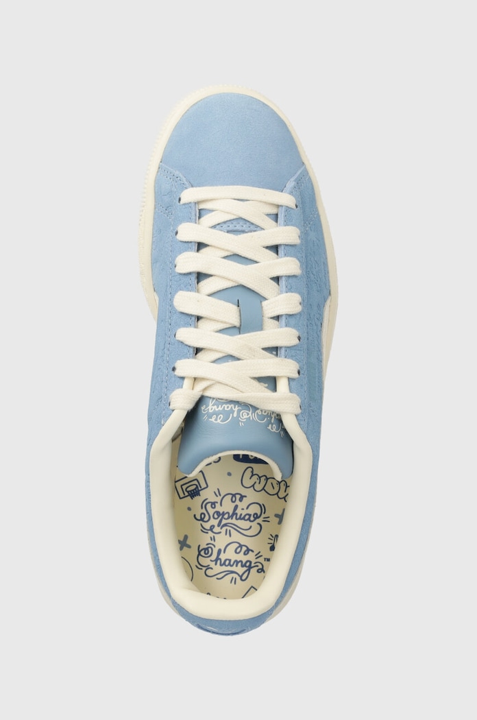 Semišové tenisky Puma X SOPHIA CHANG modrá 396045
