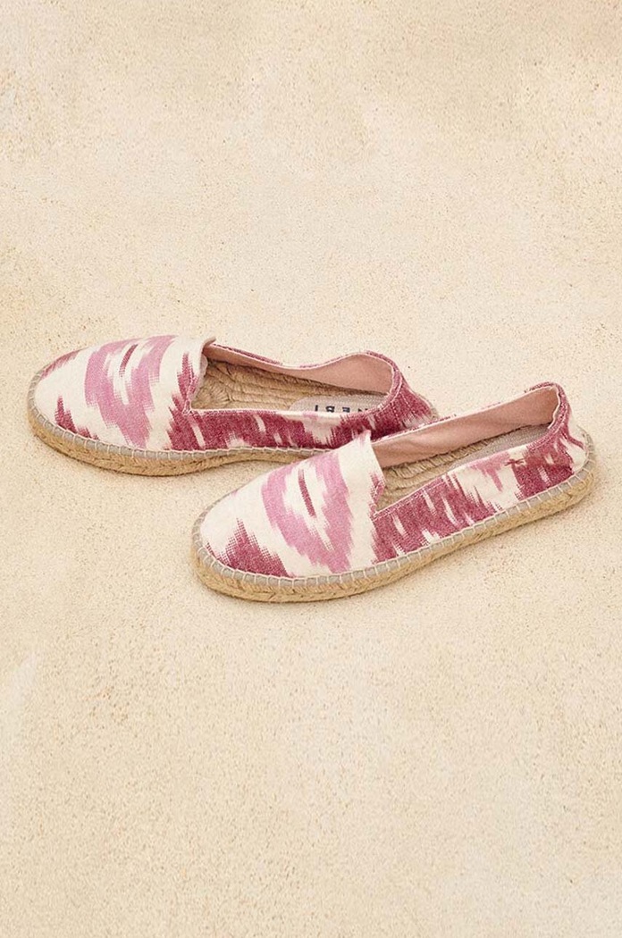 Еспадрили Manebi Tulum Flat Espadrilles равен розов G.1.7.N0