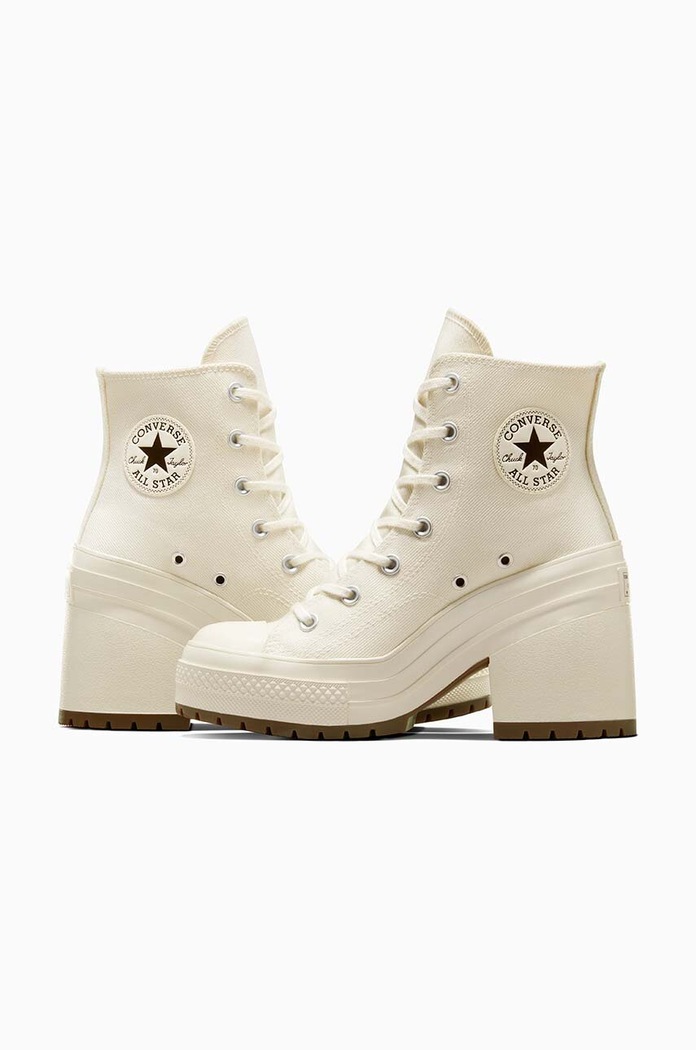 Πάνινα παπούτσια Converse Chuck 70 De Luxe Heel κίτρινο A05348C