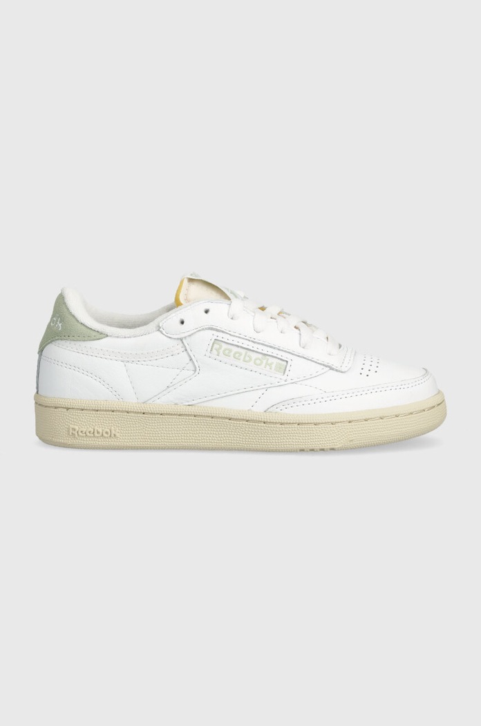 Reebok LTD Sneakersy skórzane Club C 85 Vintage biały RMIA04HC99LEA0020100