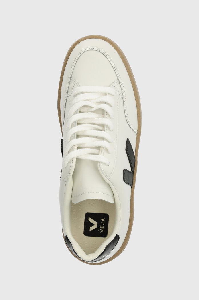 Veja sneakersy skórzane V-12 biały XD0203640A