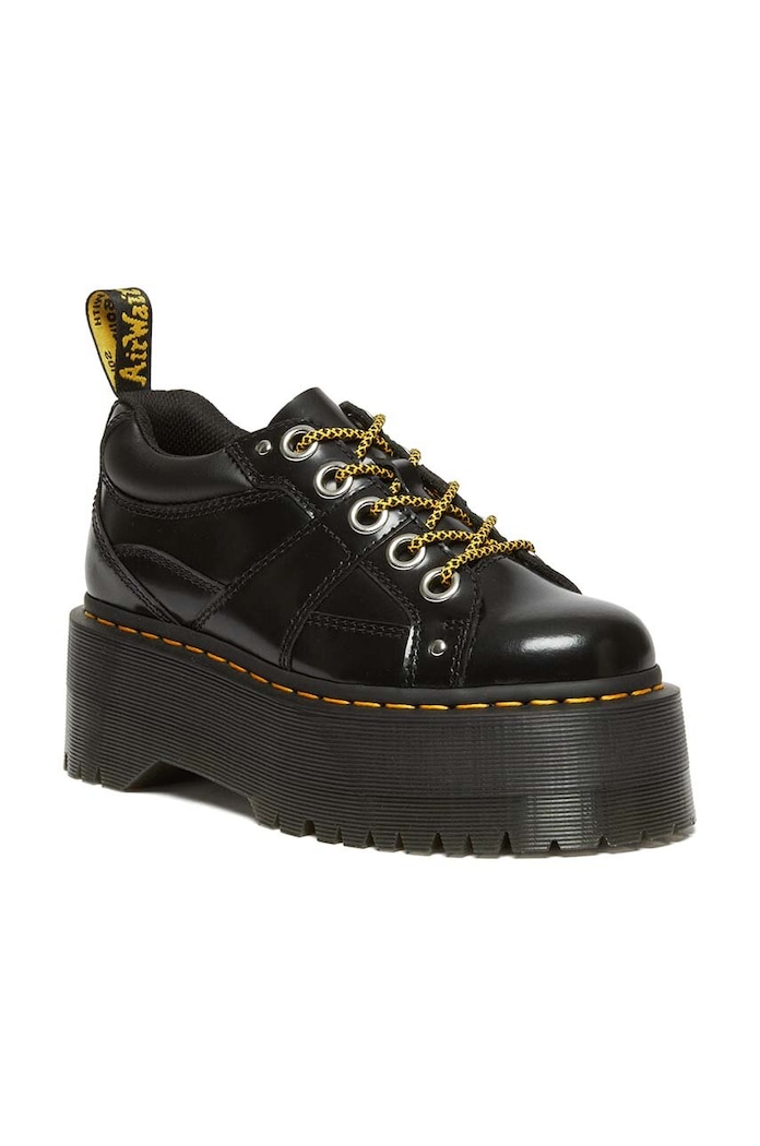 Кожени половинки обувки Dr. Martens 5i Quad Max DM31423001 черен SS24