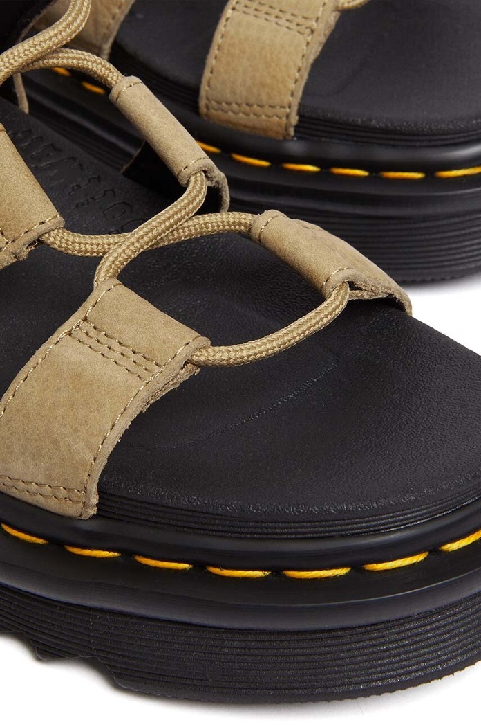 Shoes Dr. Martens leather sandals Nartilla DM31738439 beige