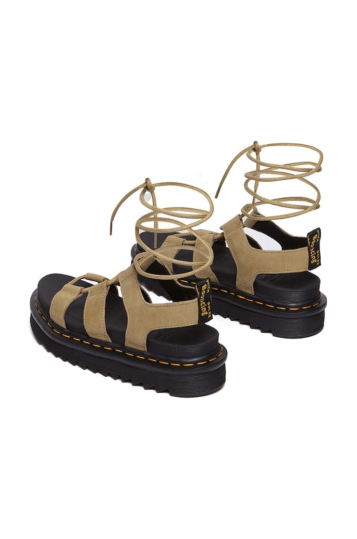 Dr. Martens leather sandals Nartilla DM31738439 beige