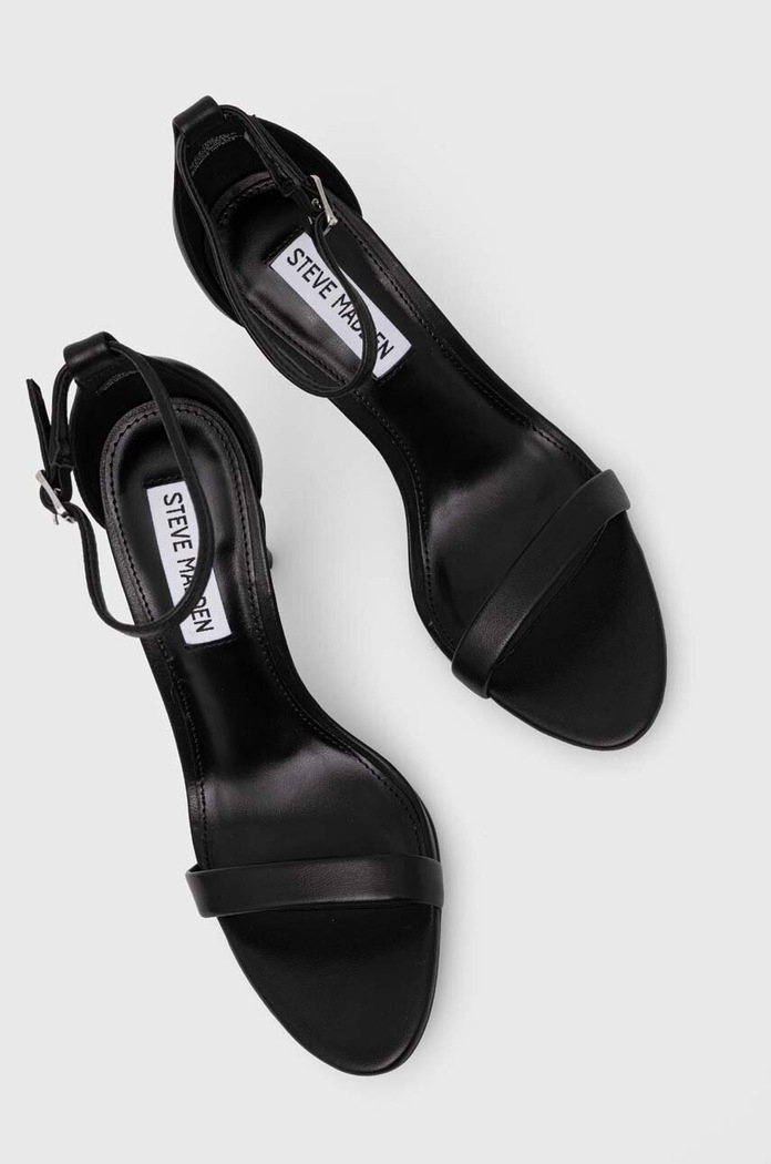 Кожени сандали Steve Madden Tecy черен SM11002956.017