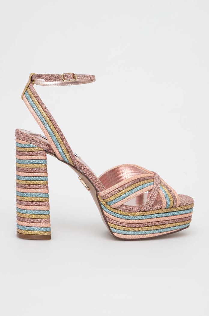 Πέδιλα Steve Madden Laurel χοντρό τακούνι πολύχρωμο SM11002977.RAI