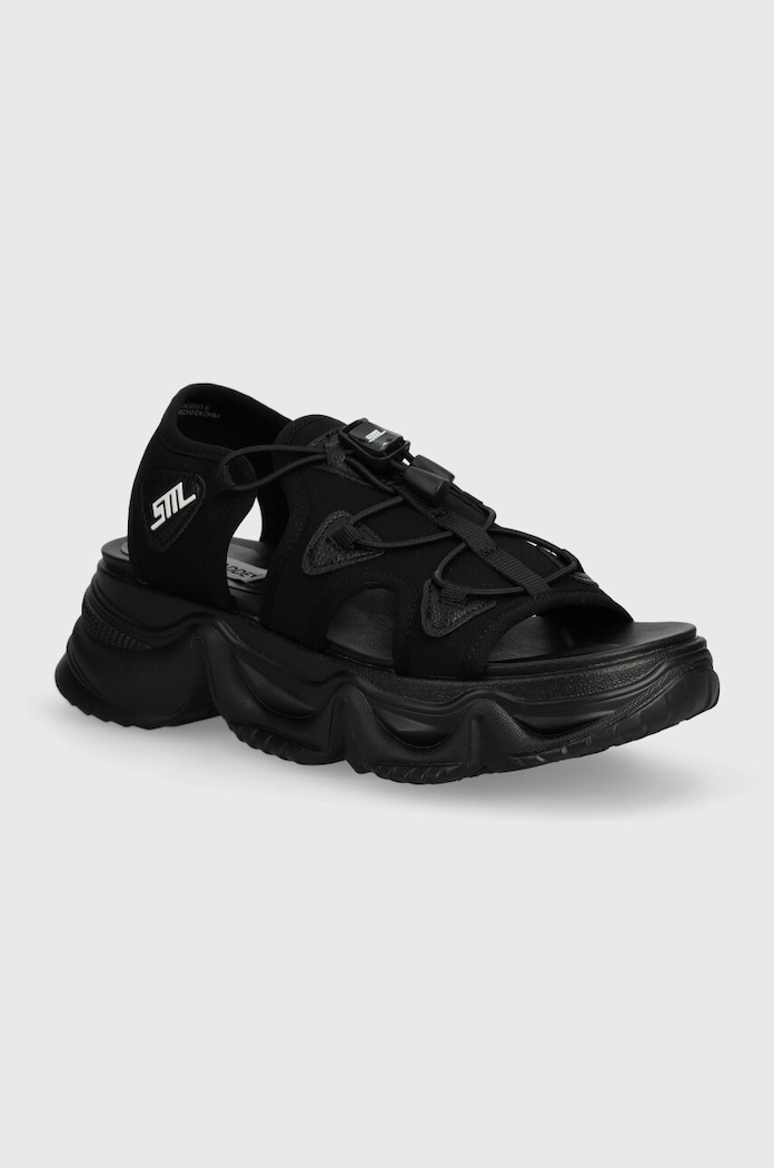 Steve Madden sandały Chivalry syntetyczny czarny SM11003058.184