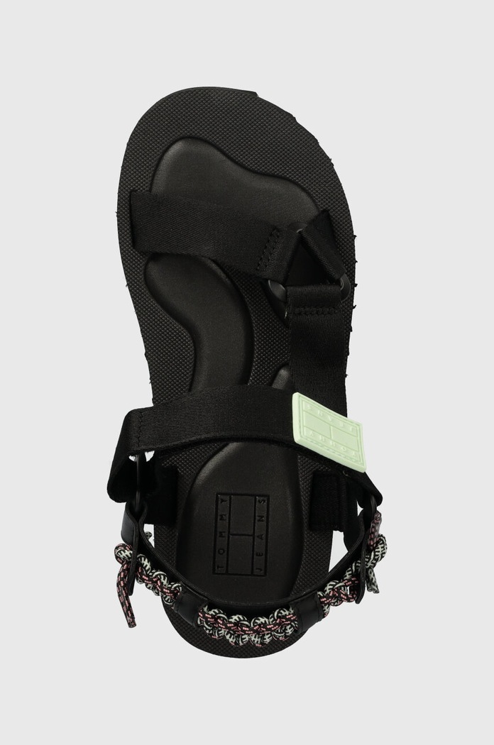 Tommy Jeans sandale TJW EVA SANDAL negru EN0EN02530