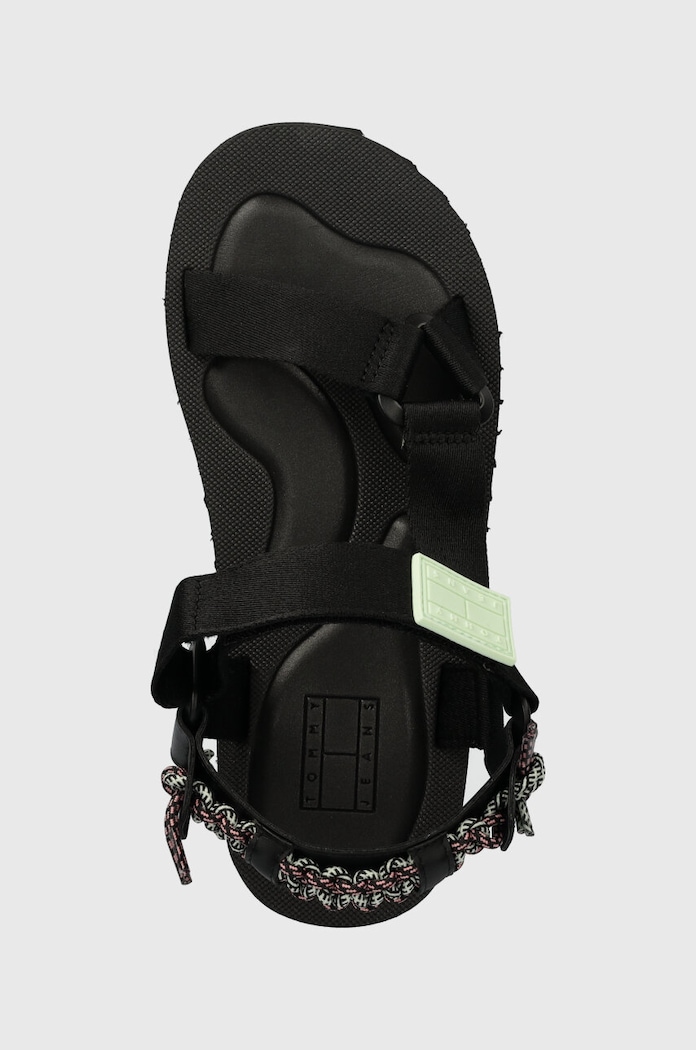 Tommy Jeans sandale TJW EVA SANDAL negru EN0EN02530