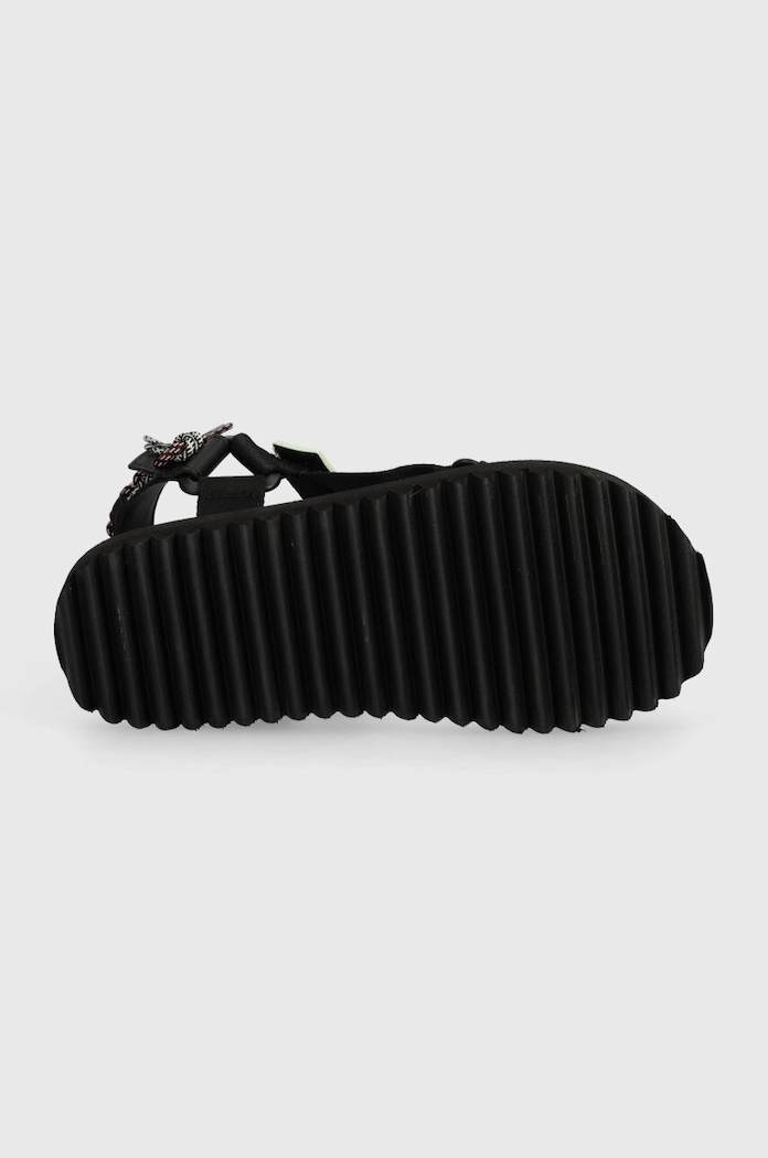 Tommy Jeans sandale TJW EVA SANDAL EN0EN02530 negru