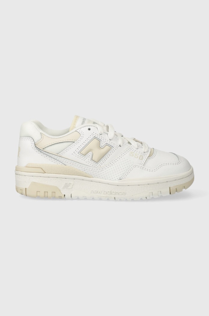 Kožené tenisky New Balance BBW550BK přírodní kůže béžová BBW550BK
