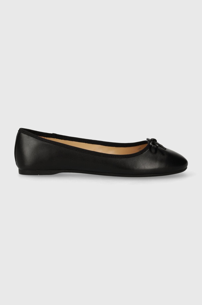 Coach bőr balerina cipő Abigail CS066.BLK fekete SS24
