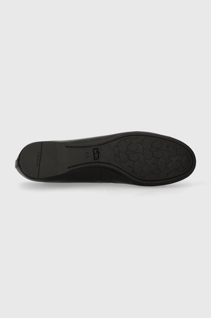 Coach bőr balerina cipő Abigail CS066.BLK fekete