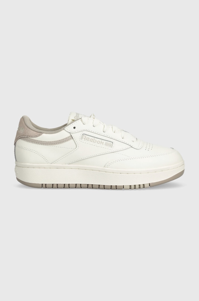 Kožne tenisice Reebok Classic CLUB C presvučena koža bež 100074267