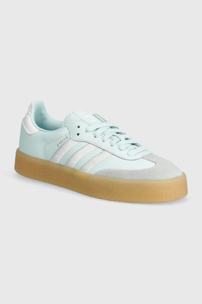 Tenisice adidas Originals Sambae zrnata koža tirkizna ID0435