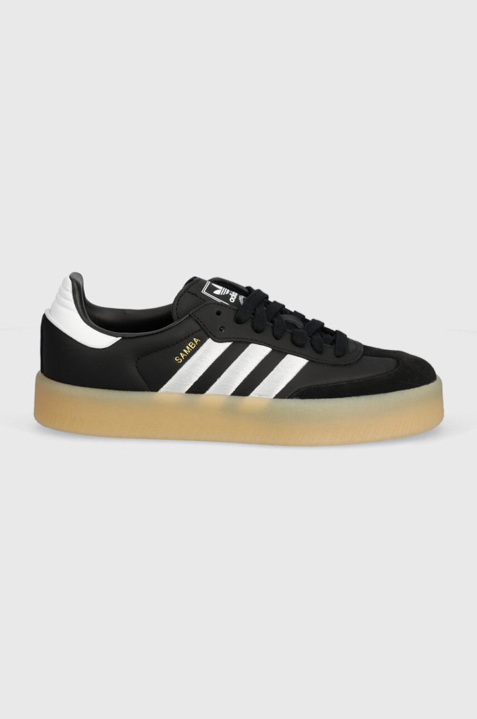 Kožne tenisice adidas Originals Sambae ID0436 crna SS24