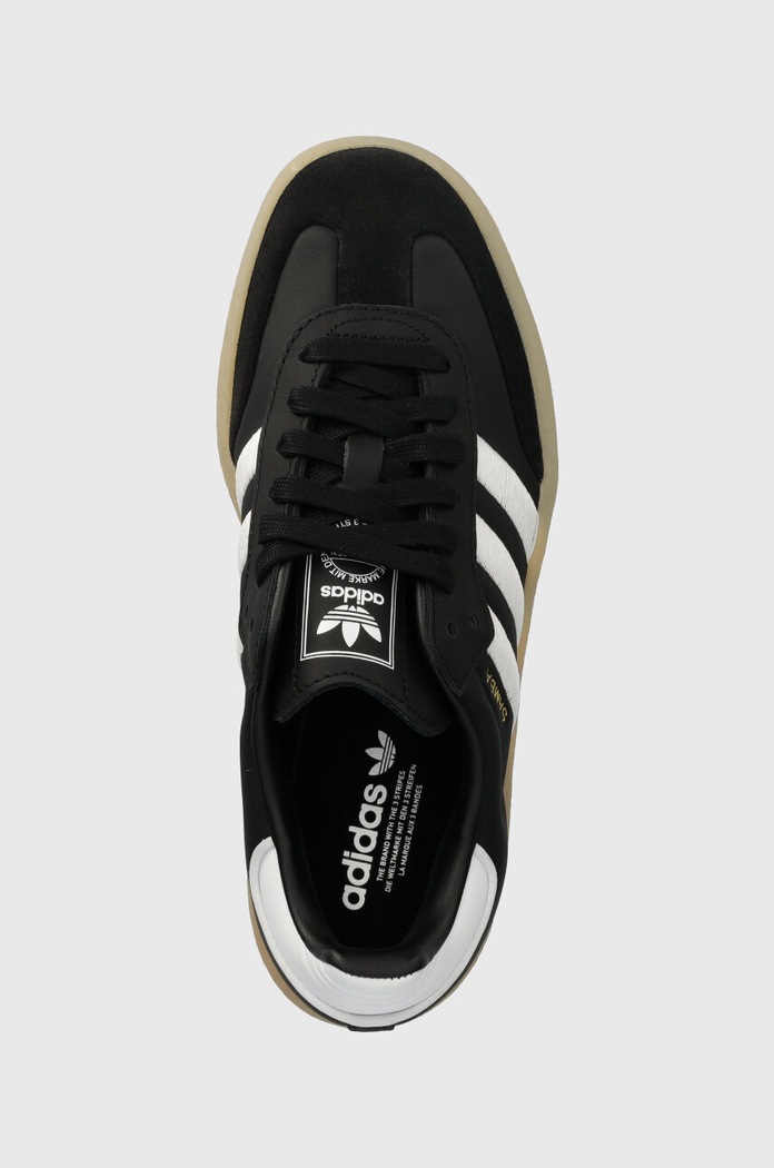Kožne tenisice adidas Originals Sambae crna ID0436
