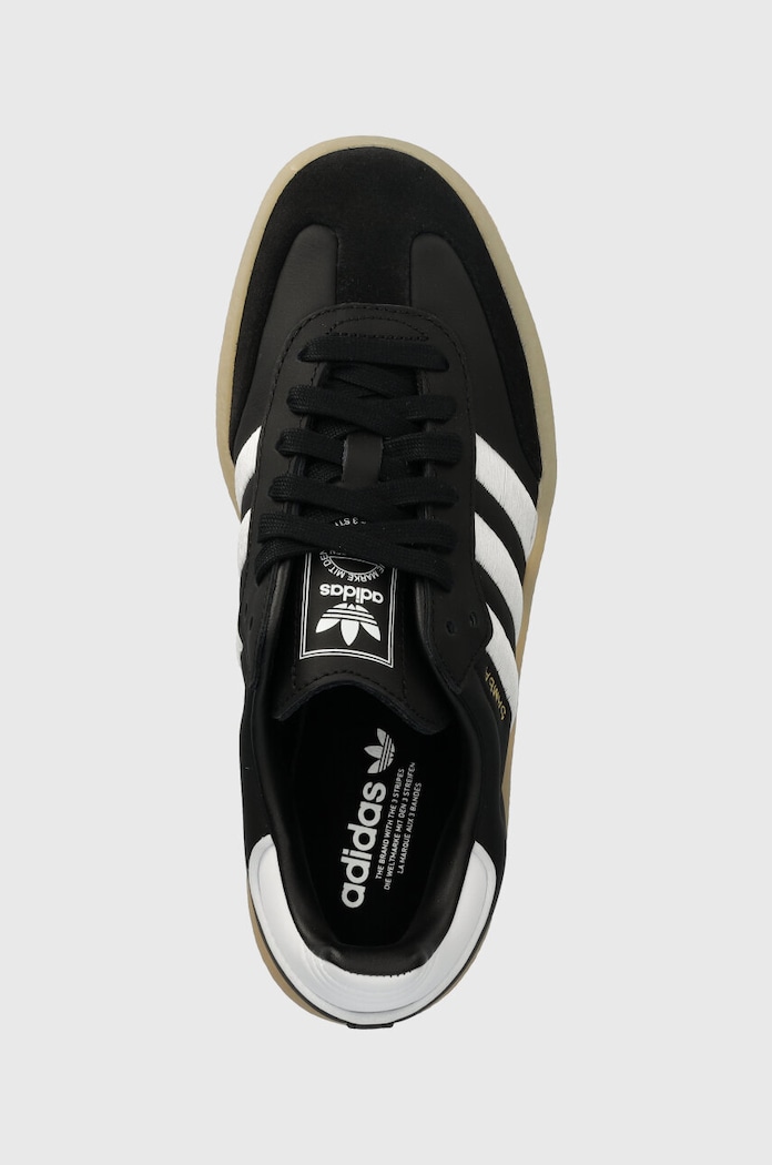 Kožne tenisice adidas Originals Sambae crna ID0436