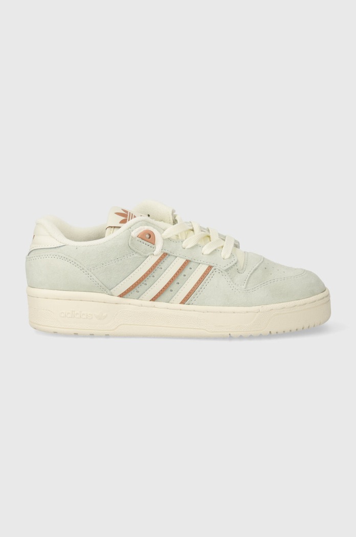 Semišové tenisky adidas Originals Rivalry Low W IF6258 sivá SS24