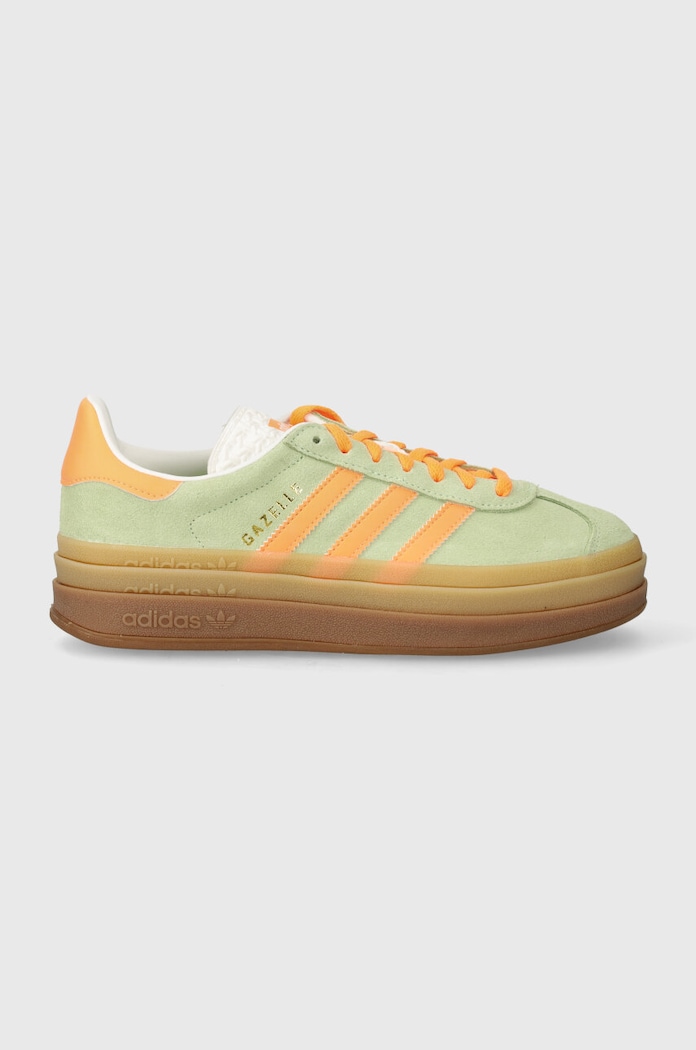 adidas Originals Замшеві кросівки adidas Originals Gazelle Bold W IH7495 зелений SS24
