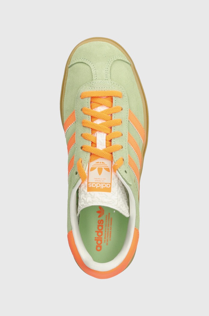 Замшеві кросівки adidas Originals Gazelle Bold W adidas Originals IH7495 зелений