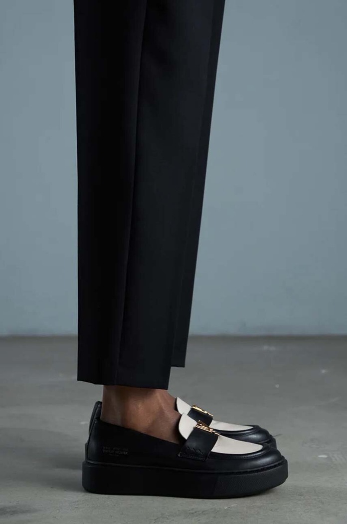 Vanda Novak mocasini de piele Kayla Kayla.Bic.ivory