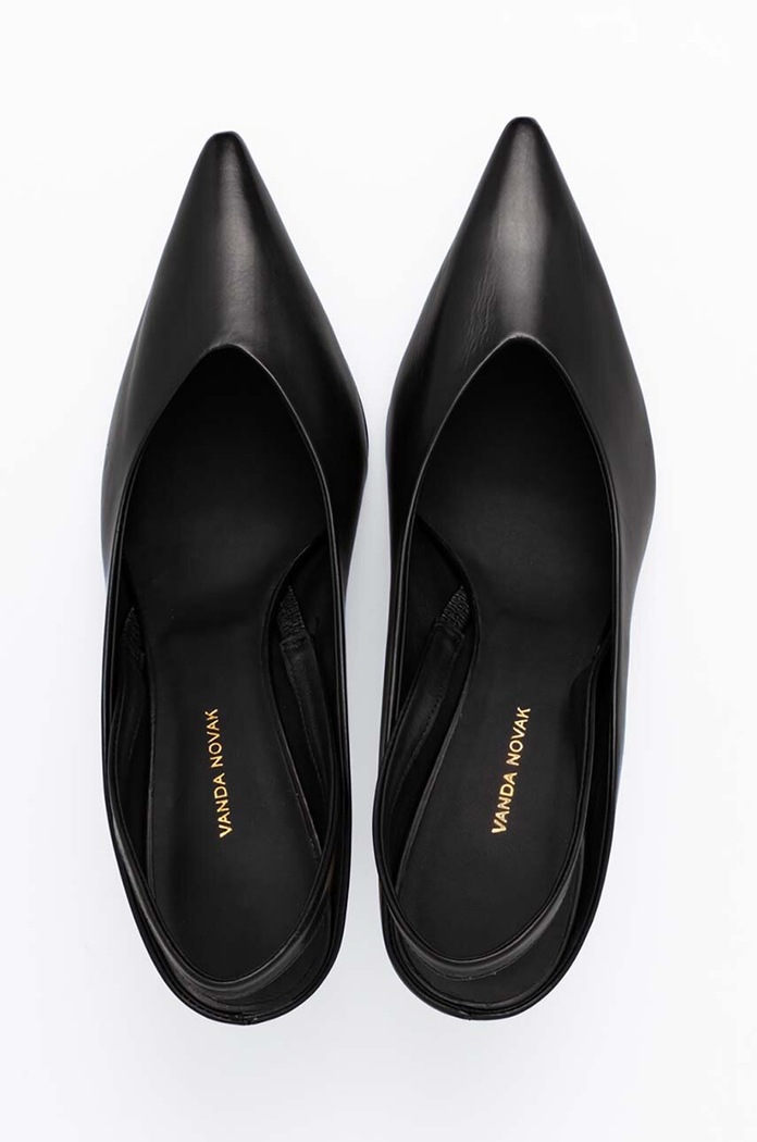 Vanda Novak pantofi de piele Lucy negru Lucy.Deep.Black