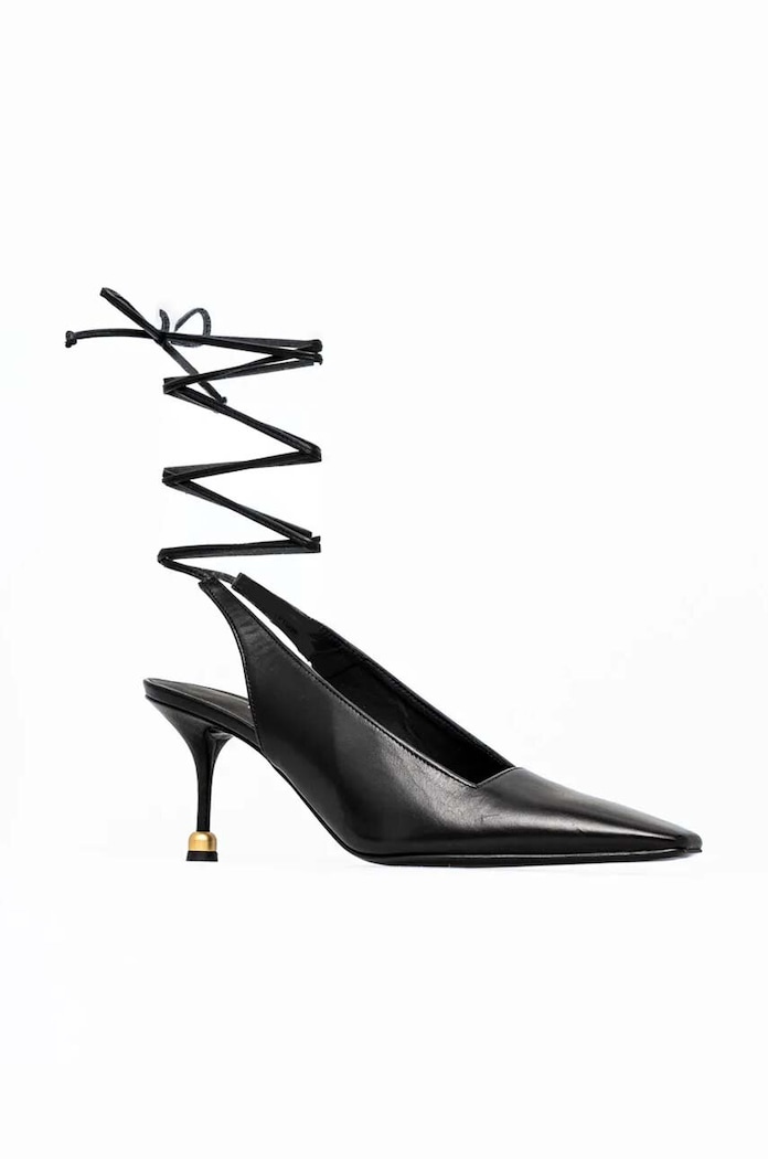 Vanda Novak bőr flip-flop Emily Emily.Deep.Black fekete SS24